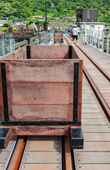 Sunny view of the exhibition of Houtong Miner's Culture & History Museum