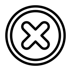 Obraz premium Cancel Icon