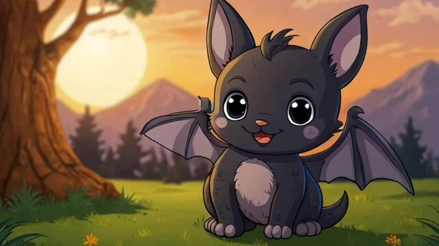 squirrel in the mountains animation