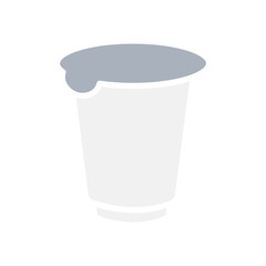 Yogurt cup icon