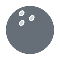 Bowling ball icon