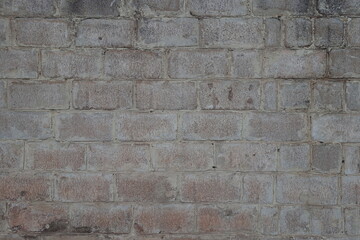 Background - whitewashed wall made of concrete masonry units