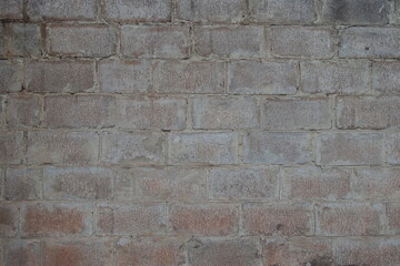 Texture of whitewashed wall made of concrete masonry units
