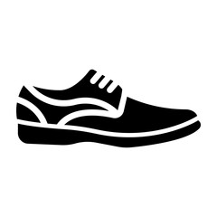 Shoes Glyph Icon Design