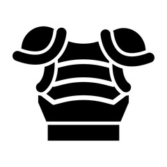 Armour Glyph Icon Design