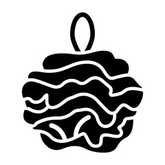 Loofah Glyph Icon Design