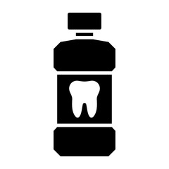 Mouthwash Glyph Icon Design
