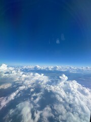 blue sky with clouds