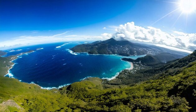 Exploring the breathtaking beauty of Pangea's ancient coastline and landscape