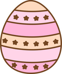 Easter Egg Colorful Illustration