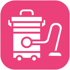 Vacuum Cleaner vector icon illustration of Home Improvements iconset.