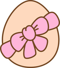 Easter Egg Colorful Illustration