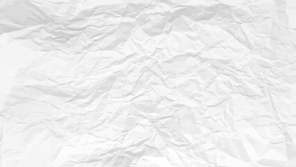 White clean crumpled paper