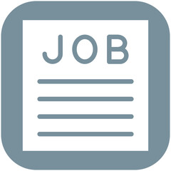 Obraz premium Job vector icon illustration of Human Resource iconset.