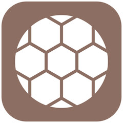 Fototapeta premium Football vector icon illustration of Soccer iconset.