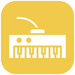 Piano vector icon illustration of Children Toys iconset.