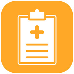 Obraz premium Medical Report vector icon illustration of Pharmacy iconset.