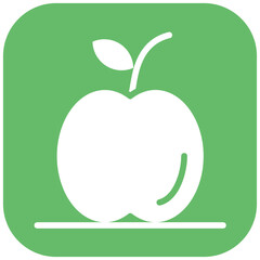 Apple vector icon illustration of Pilates iconset.