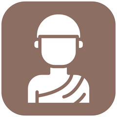 Ihram Clothing vector icon illustration of Hajj Pilgrimage iconset.