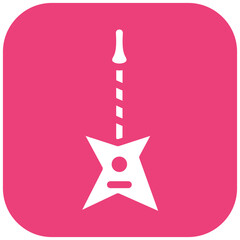 Guitar vector icon illustration of Festa Junina iconset.