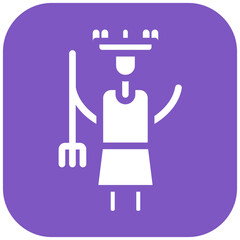 Caipira vector icon illustration of Festa Junina iconset.