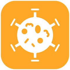 Cancer Cells vector icon illustration of Chemotherapy iconset.
