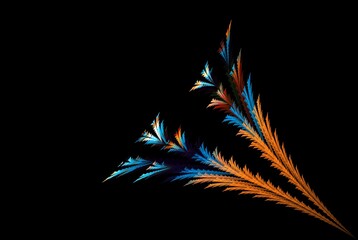Computer generated fractal pattern and shape