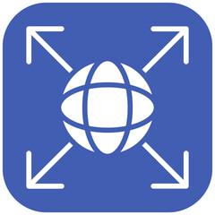 Network Scalability vector icon illustration of Networking iconset.