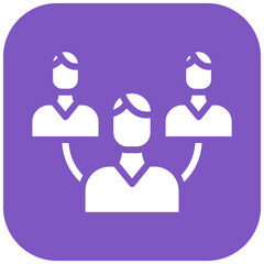 Mentorship vector icon illustration of Leadership iconset.