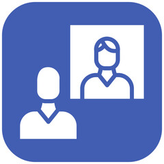 Self Awareness vector icon illustration of Leadership iconset.