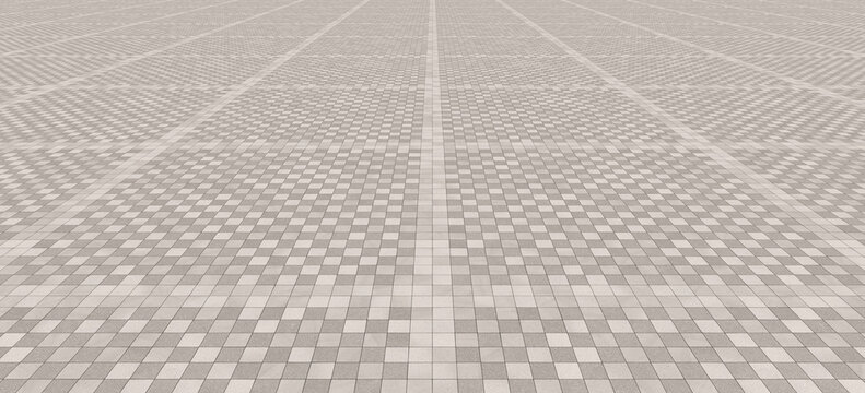 Fondo en perspectiva de suelo exterior de baldosas
