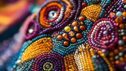 Vibrant Beadwork Jewelry Exhibition