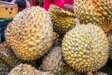 durian at the market