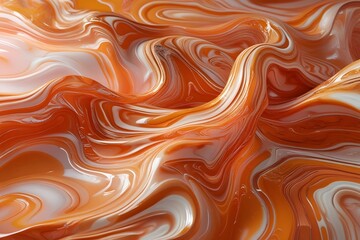 Fototapeta premium Abstract orange marble and granite texture.