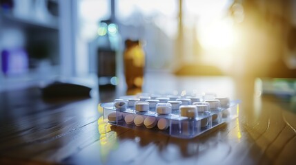 Dimly lit room with a single candle casting soft shadows on a wooden table, laptop and smartphone turned off, symbolizing a sudden power outage and serene atmosphere.
