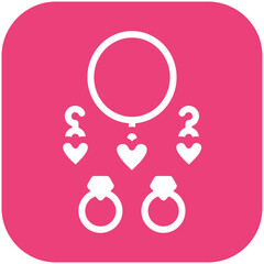 Jewelry vector icon illustration of Fashion Ecommerce iconset.