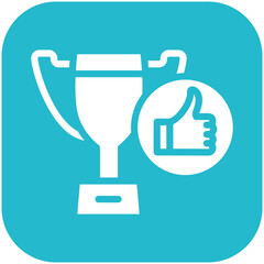 Success vector icon illustration of Achievements iconset.