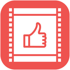 Feature Film vector icon illustration of Filmmaking iconset.