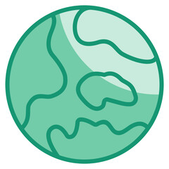 Globe Icon Element For Design