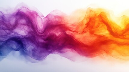 Obraz premium Bright watercolor stains creating a vibrant and artistic effect. 