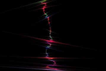 Computer generated fractal pattern and shape