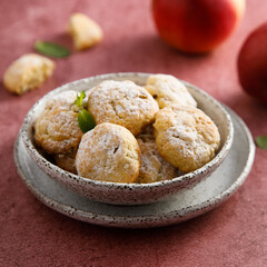 Homemade apple cookies