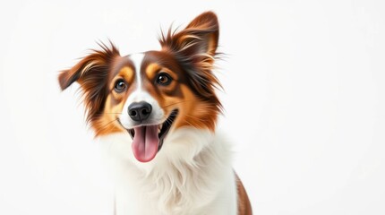 Happy Border Collie Dog Smiling with a Playful Expression