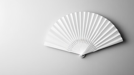 hand fan white color