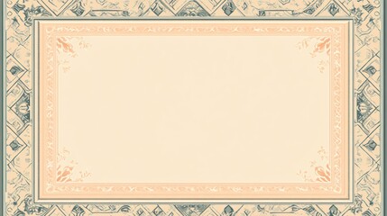 Vintage, ornate, decorative, blank, certificate, frame, paper, design, template,  background