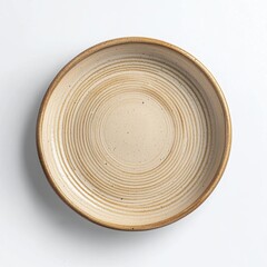 Handcrafted Ceramic Dinner Plate with Soft Minimalist Design