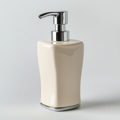 Obraz premium Contemporary Smooth Line Soap Dispenser for Modern Interiors