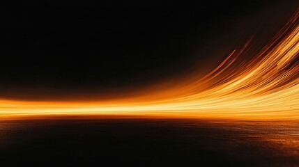 Obraz premium Abstract light trails in dark background