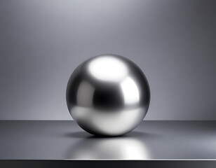 A metallic silver surface for futuristic items.