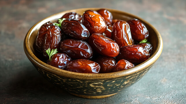 Wet dates in a bowl: a taste of khajoor or pind khajoor